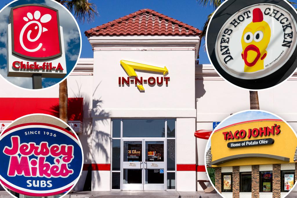 America's 'Top 10' Fast Food Chains Revealed